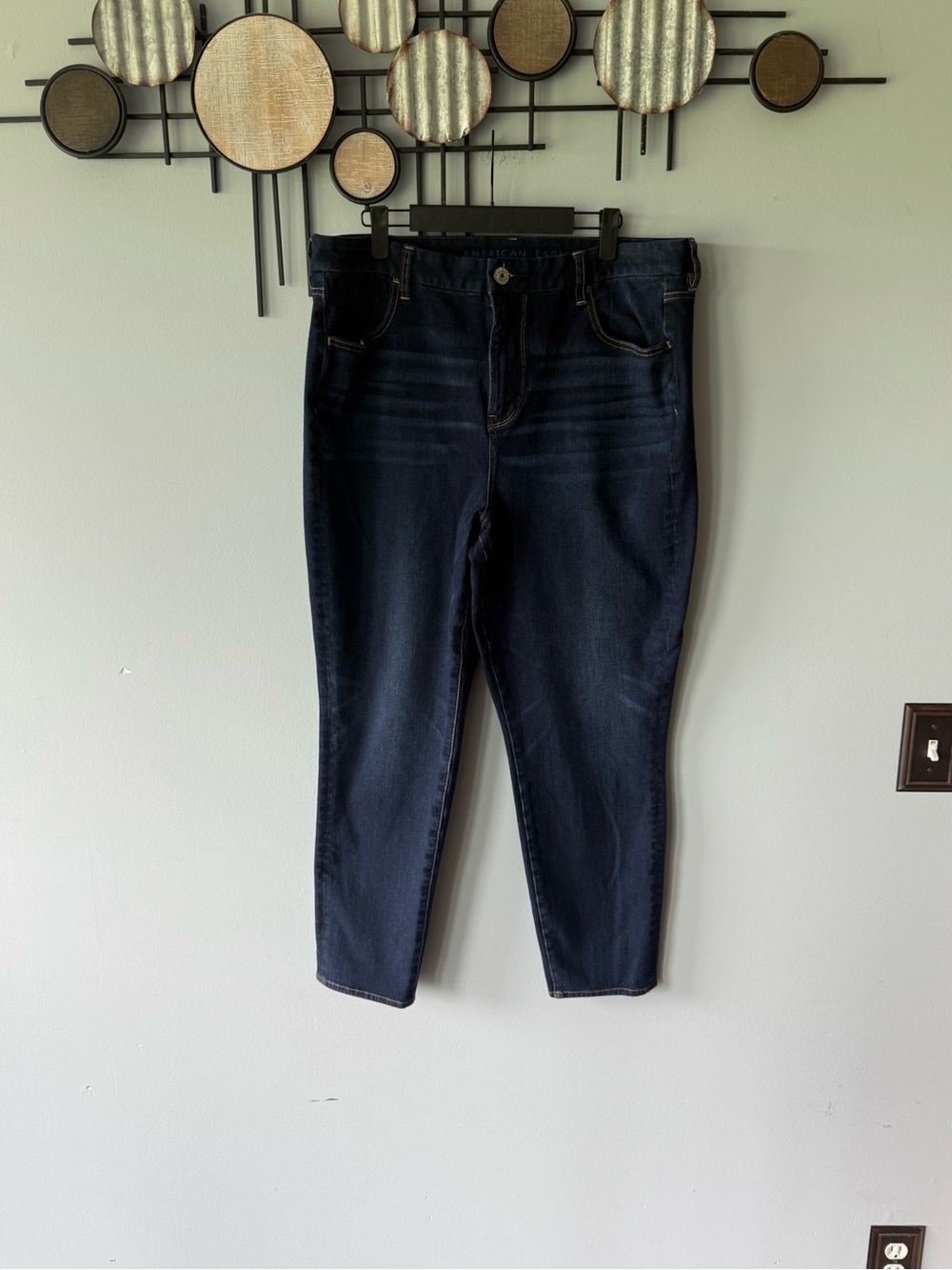 American Eagle Outfitters Dark Blue Stretch Skinny Jeggings 18R